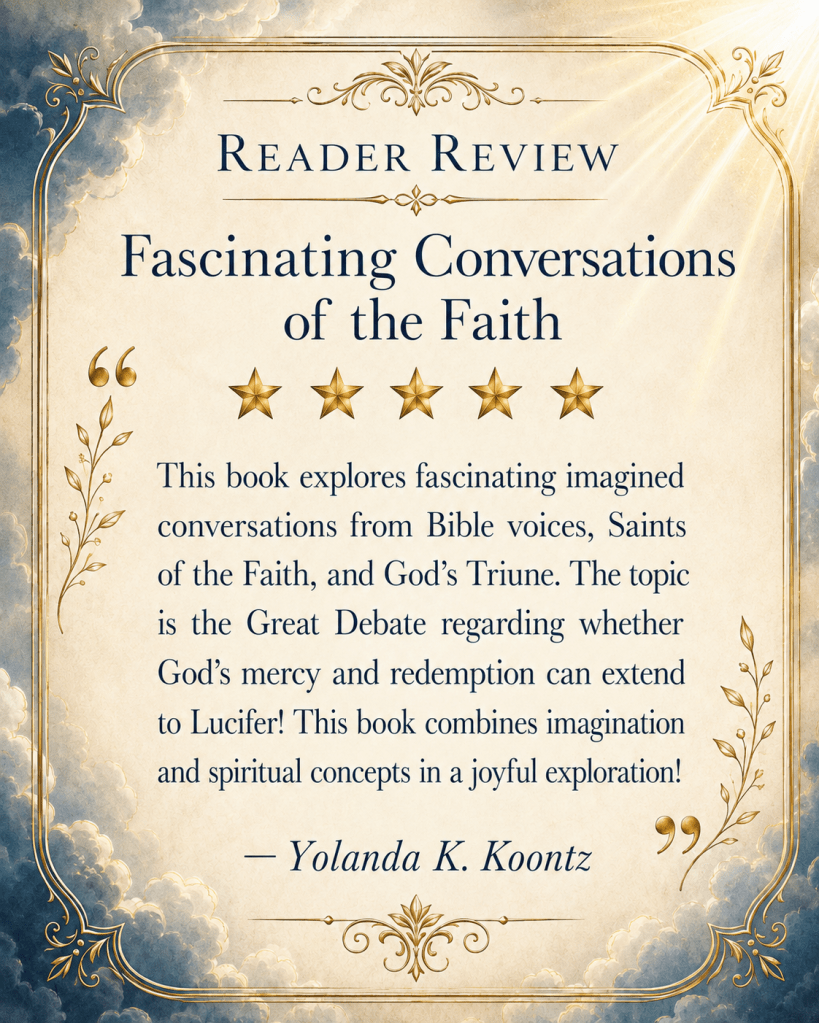 Five-star rating by Yolanda titled Fascinating Conversations of the Faith